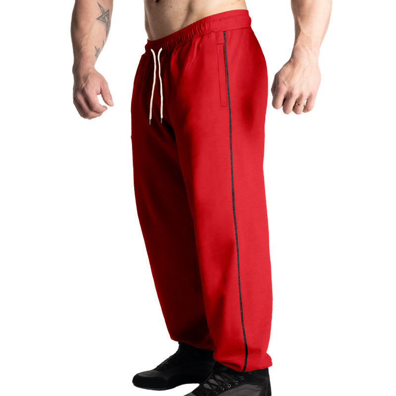 Herren Sportliche Jogginghose mit verstellbarem Bund und seitlichen Eingrifftaschen R&B