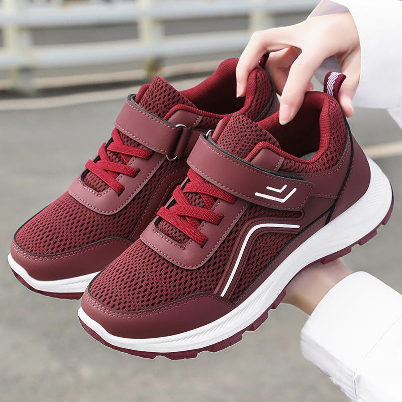 Damen Sportliche Freizeitschuhe mit rutschfestem Klettverschluss R&B