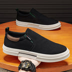 Damen Slip-On Sneakers mit elastischen Einsätzen und rutschfester Gummisohle