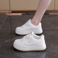 Damen Komfortable Sneaker mit dicker Laufsohle und modischem Design R&B