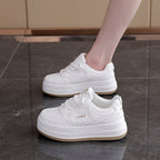 Damen Komfortable Sneaker mit dicker Laufsohle und modischem Design R&B