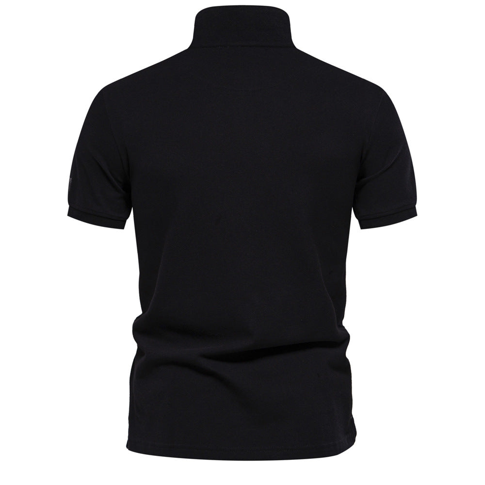 Herren Polo-Shirt mit modernem Design und feiner Struktur