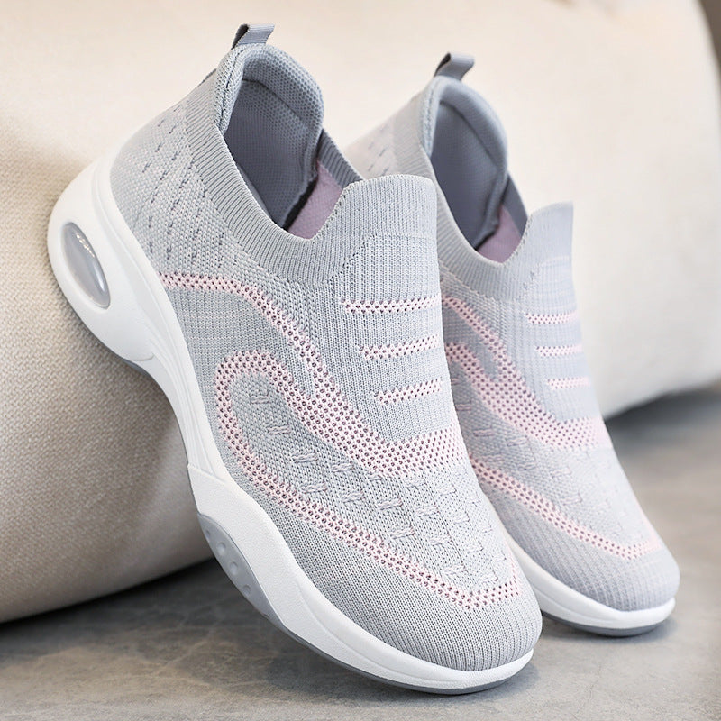 Damen Bequeme und atmungsaktive Slip-On Sneakers mit innovativer Dämpfung R&B