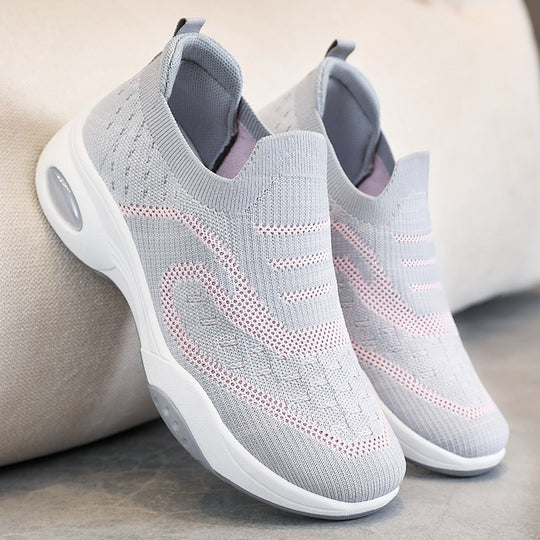 Damen Bequeme und atmungsaktive Slip-On Sneakers mit innovativer Dämpfung R&B