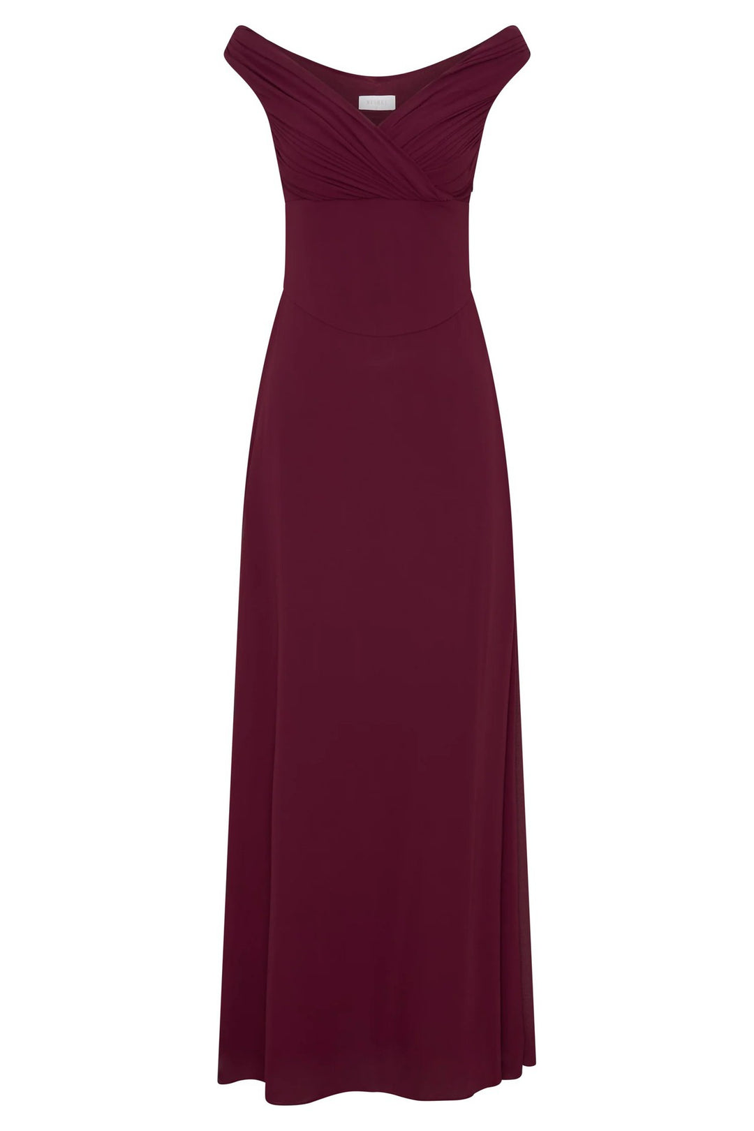 Damen Elegantes Off-Shoulder Maxikleid mit fließendem Schnitt R&B