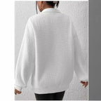 Damen Pullunder mit Stehkragen und strukturiertem Design R&B
