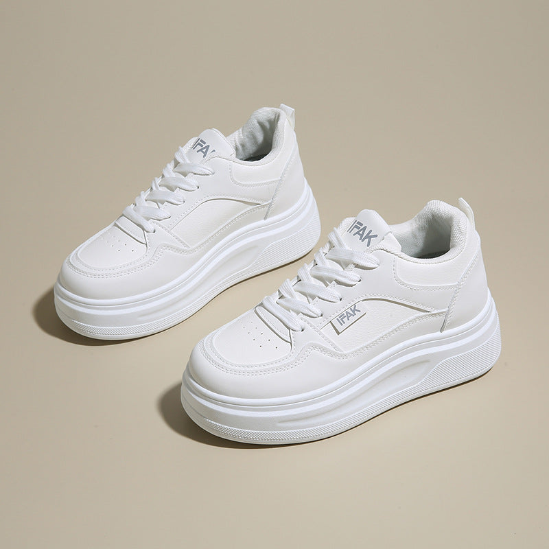 Damen modische Plateausneaker mit gepolsterter Sohle und atmungsaktivem Obermaterial R&B