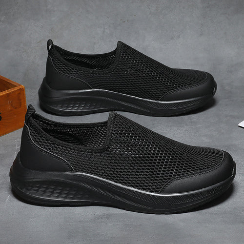 Unisex nan leichter Schlupf-Sneaker mit dreidimensionaler Netzstruktur, ergonomischer Dämpfung und Fersenlasche R&B