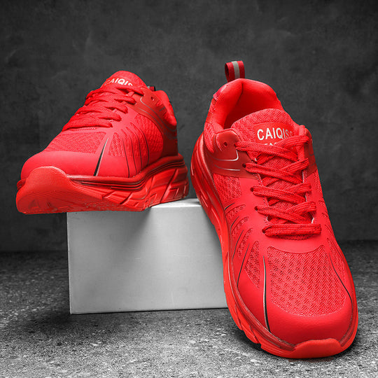 Damen Sportliche Laufschuhe mit atmungsaktiver Mesh-Oberfläche und dämpfender Sohle R&B