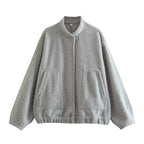 Damen Gemütliche und stylische Fleecejacke mit großen Seitentaschen R&B