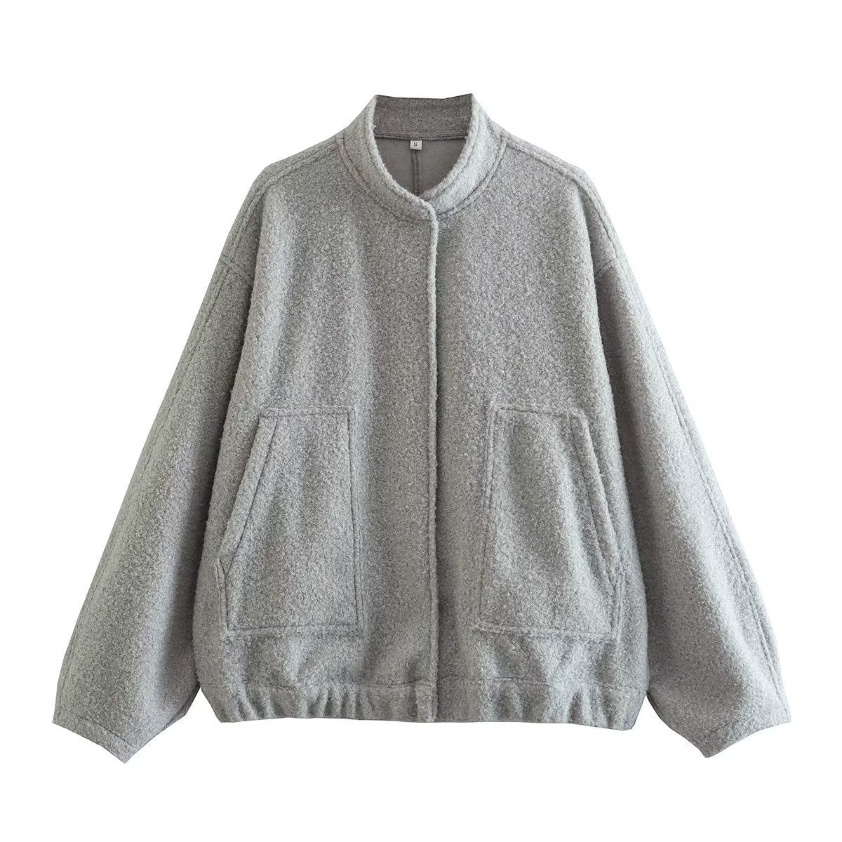 Damen Gemütliche und stylische Fleecejacke mit großen Seitentaschen R&B