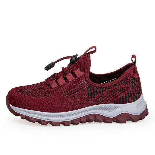 Damen Hochleistungs Fitness-Sneaker mit elastischem Schnellschnürsystem R&B