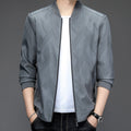 R&B | Slim Fit BasR&Ballkragen Gerippte Kanten Leichter Stoff