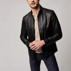 Herren elegante jacke mit sportlichem Reißverschluss