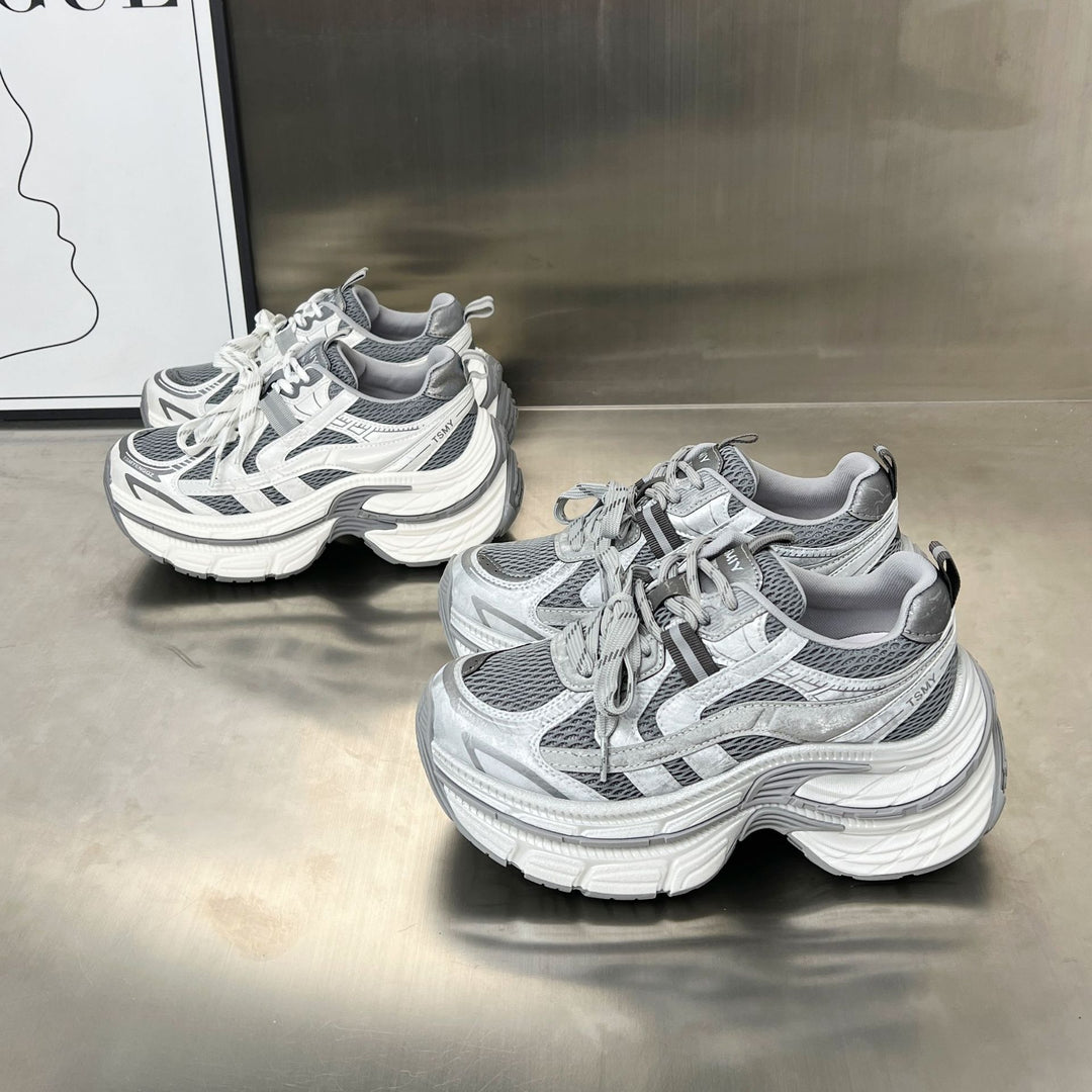 Damen Sportliche Sneakers mit vollständig atmungsaktiver Mesh-Oberfläche und innovativem Dämpfungssystem R&B