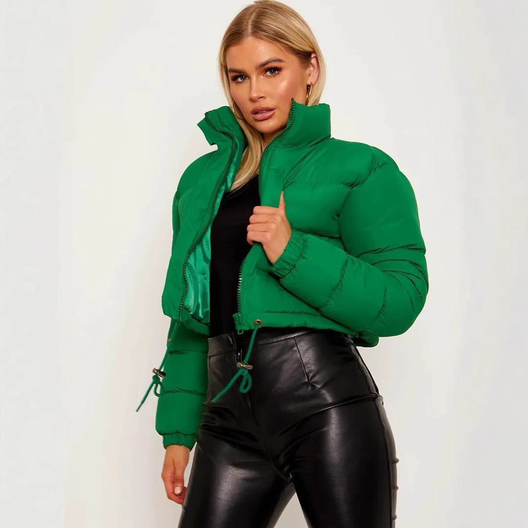 Damen trendige kurze Steppjacke R&B