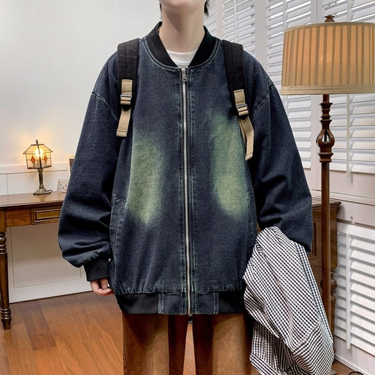 Herren entspannte Baumwolljacke im lässigen Stil R&B