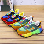 Damen Multi-Funktions-Sneakers mit buntem Design und atmungsaktiven Obermaterialien R&B