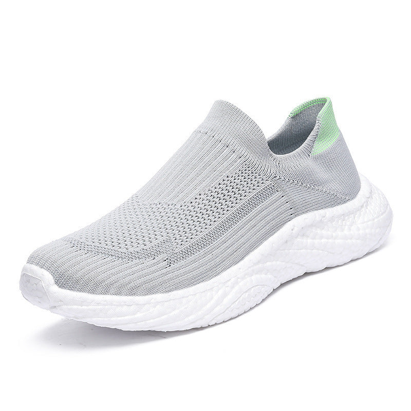 Damen Sportliche Slip-On Sneakers mit atmungsaktivem Obermaterial und flexiblem Dämpfungssystem R&B