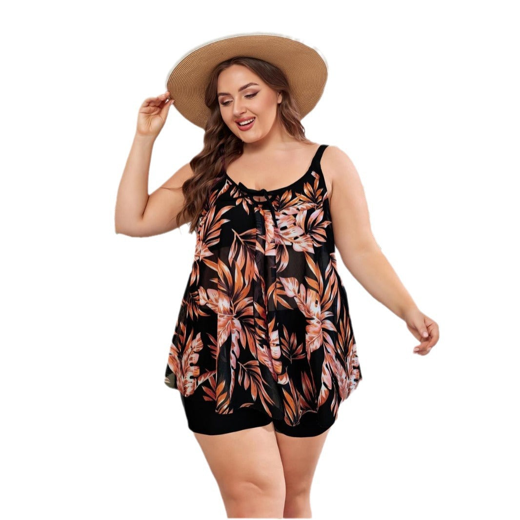 Damen Freizeit-Badeoutfit mit fließendem Schnitt R&B