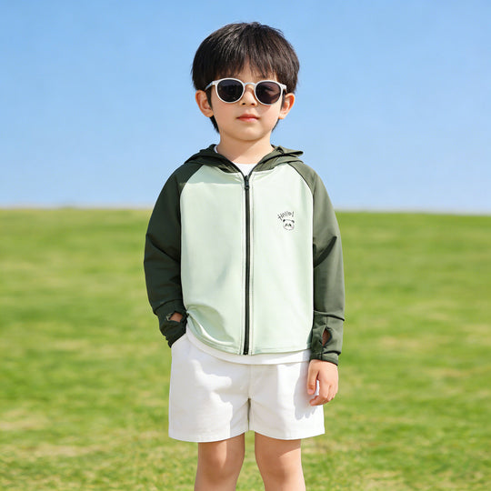Kinder UV-Schutz Kapuzenjacke R&B