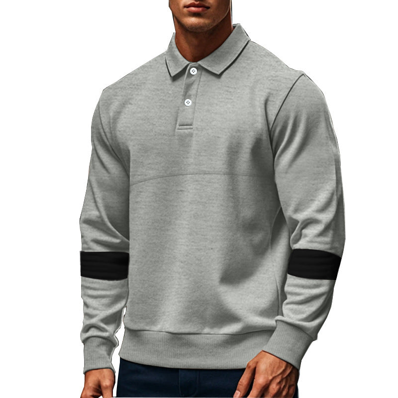 Herren lässiges Poloshirt mit atmungsaktivem Stoff und praktischen Details R&B