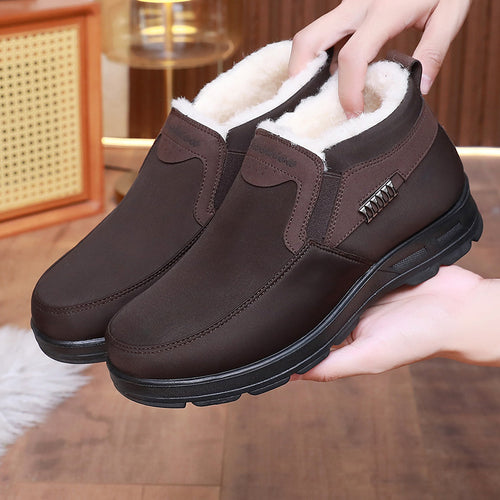 Damen Winterstiefel mit weichem Innenfutter und rutschfester Sohle R&B