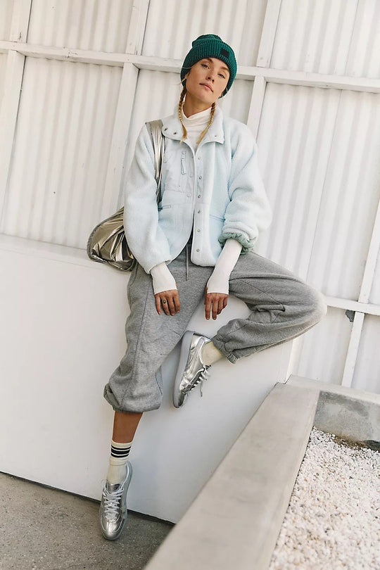 Damen elegante und gemütliche Fleecejacke Heidi-Mode