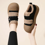 Damen modische Sneaker mit praktischem Klettverschluss und wärmendem Innenfutter R&B