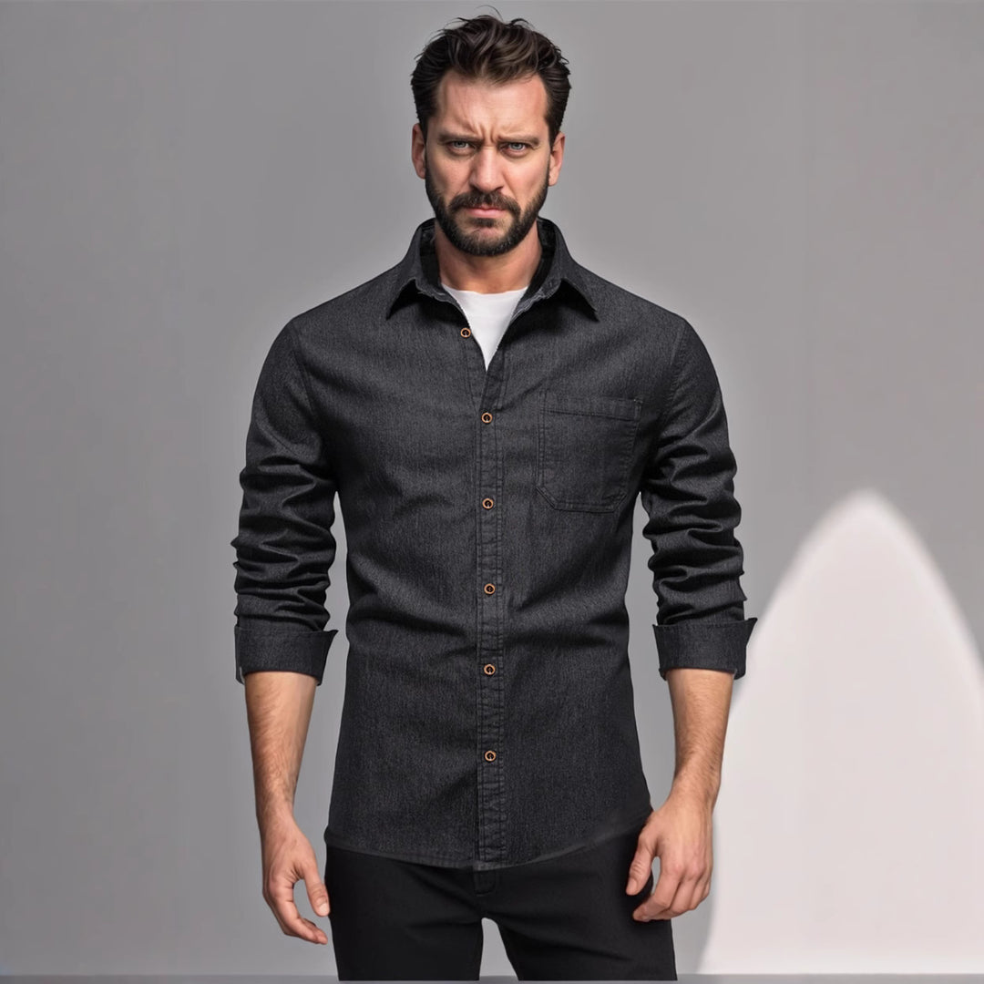 Herren Denim Hemd R&B