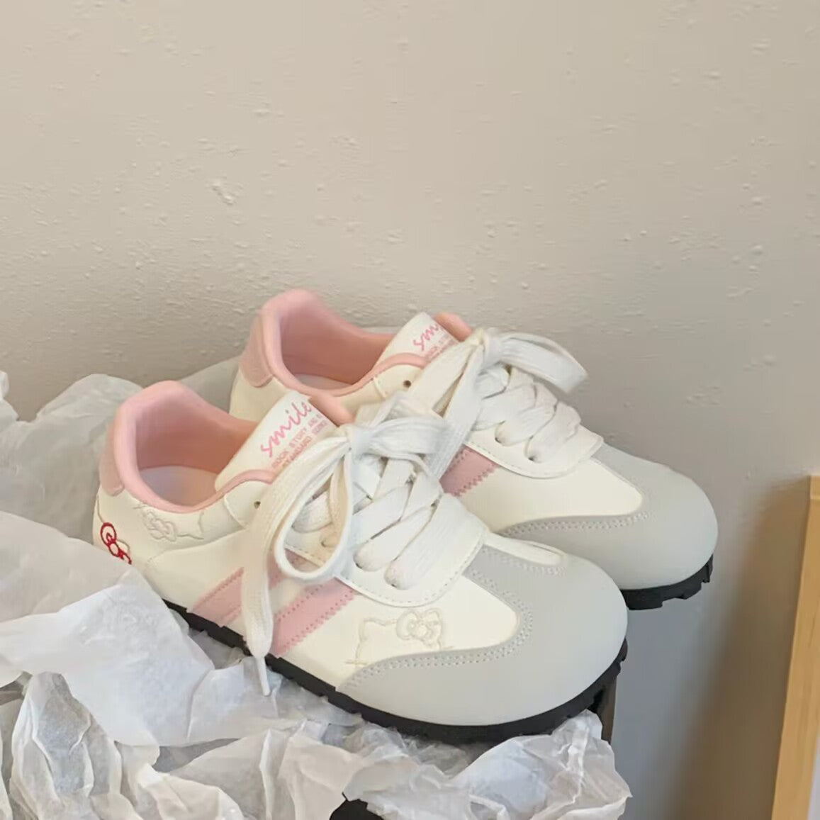 Damen Sportliche Sneakers mit verspieltem Design und atmungsaktivem Material R&B