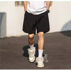 Herren sportliche Shorts mit elastischem Bund und verstellbarem Zugband R&B