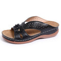 Damen Komfortable Clogs mit floralem Cut-Out-Design R&B