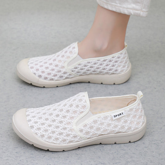 Damen Bequeme Freizeitschuhe aus atmungsaktivem Mesh mit flexiblem Sohlenkonzept R&B