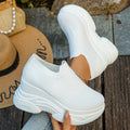 Damen Sneakers mit bequemem Stretch-Obermaterial und dämpfendem Plateau R&B