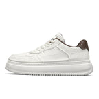 Damen Komfortable Sneakers mit strukturiertem Obermaterial und hoher Plattform R&B