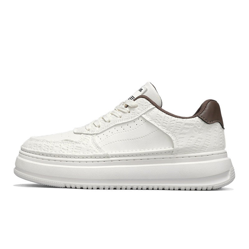 Damen Komfortable Sneakers mit strukturiertem Obermaterial und hoher Plattform R&B