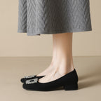 Damen Ballerinas mit funkelnder Strass-Applikation