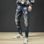 Herren lässige Jeans mit modischen Destroyed-Elementen R&B