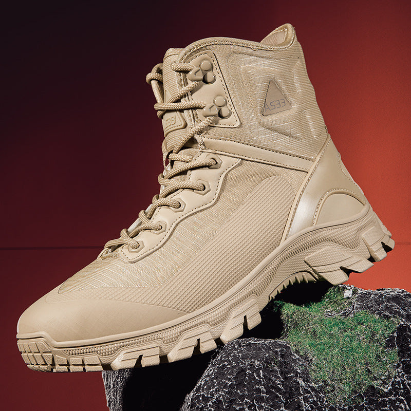 Damen taktische Outdoor-Wanderschuhe mit rutschfester Sohle und atmungsaktivem Obermaterial R&B