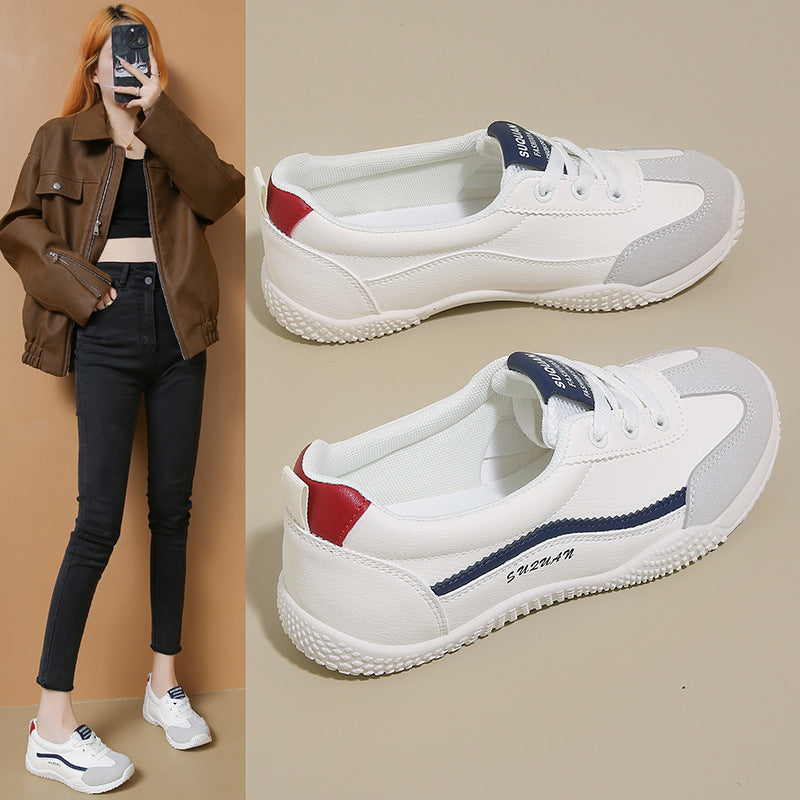 Damen sportliche Sneakers mit atmungsaktivem Obermaterial und flexiblem Sohlenprofil R&B