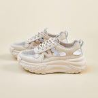 Damen Sportliche Chunky Sneakers mit atmungsaktiver Mesh-Oberfläche und rutschfester Sohle R&B