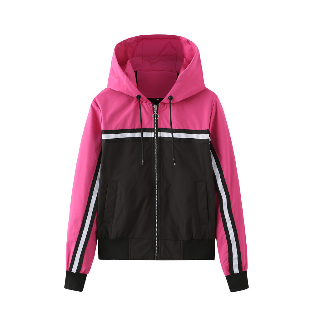 Damen sportliche Jacke mit modernen Streifenelementen R&B