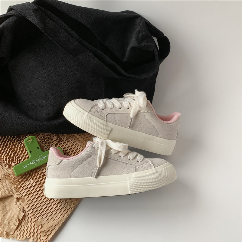 Damen Bequeme Sneaker mit weichem Wildleder-Obermaterial und atmungsaktivem Innenfutter R&B