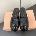 Damen Sling-Back Ballerinas mit eleganten Perlenakzenten