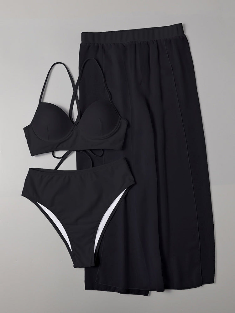 Damen Bikini-Set mit elegantem Wickelrock R&B