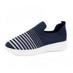 Damen Slip-On Sneakers mit flexiblem Obermaterial und rutschfester Sohle R&B
