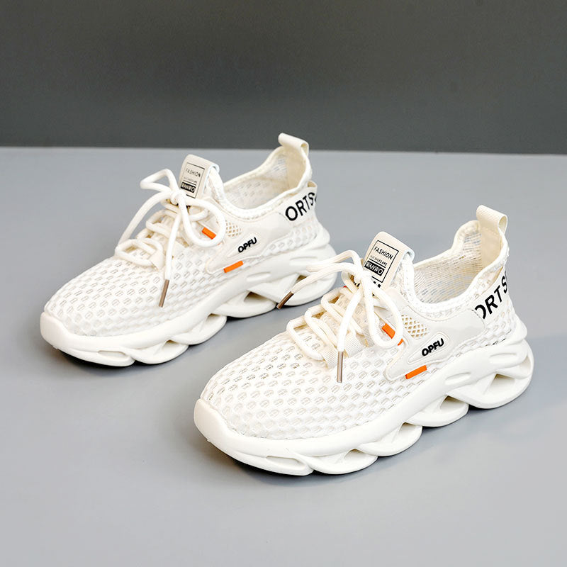 Damen Sportliche Sneaker mit atmungsaktiver Mesh-Oberfläche und dämpfendem Profil R&B