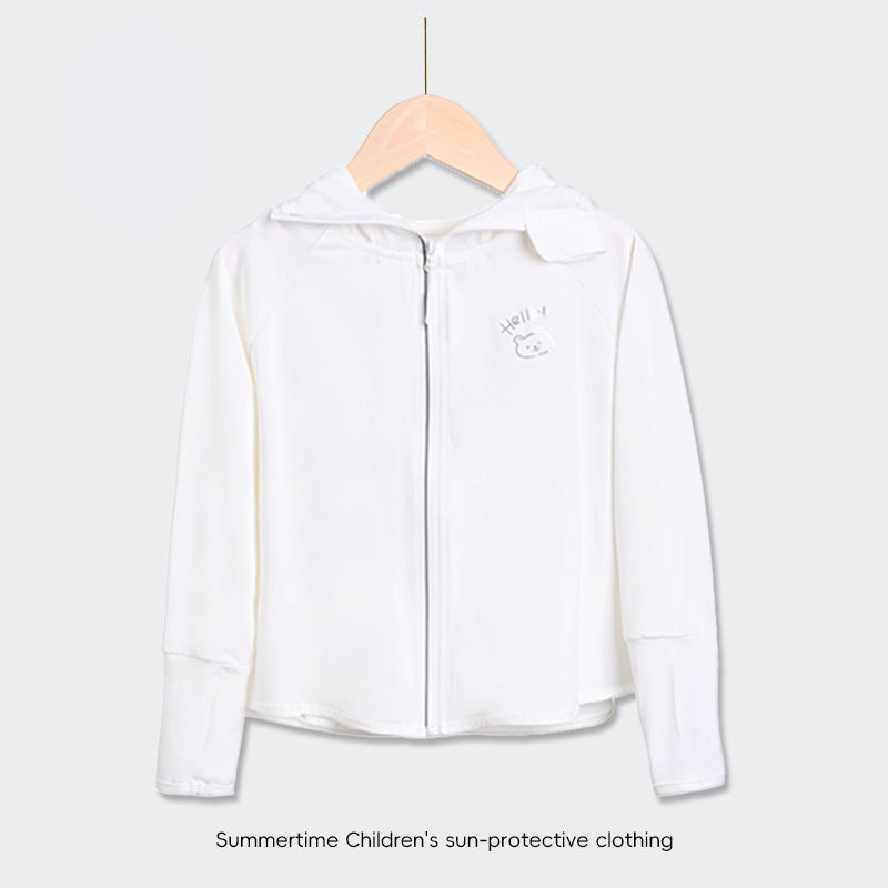 Damen UV-Schutzjacke mit Kapuze und weichem Material R&B