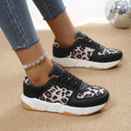 Damen Sportliche Sneakers mit tierisch inspiriertem Design und rutschfester Sohle R&B